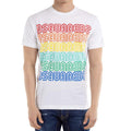 Dsquared2 Cotton Rainbow Logo T-Shirt