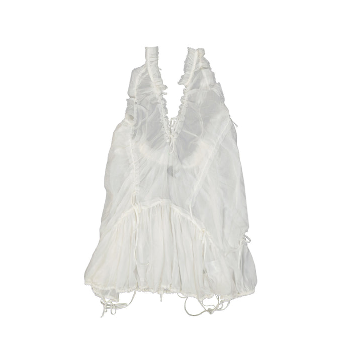 Dsquared2 Mesh Silk Mini Dress
