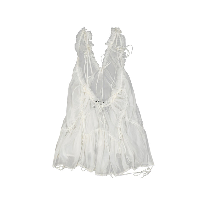 Dsquared2 Mesh Silk Mini Dress