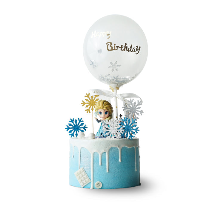 VaVa Designer Cakes Elsa Frozen Snow Queen Cake – Magical Birthday Celebration