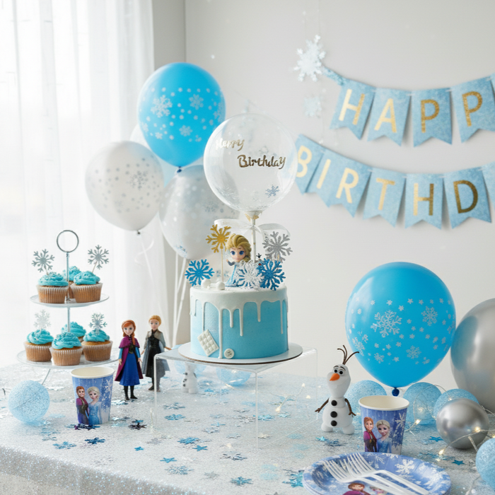 VaVa Designer Cakes Elsa Frozen Snow Queen Cake – Magical Birthday Celebration