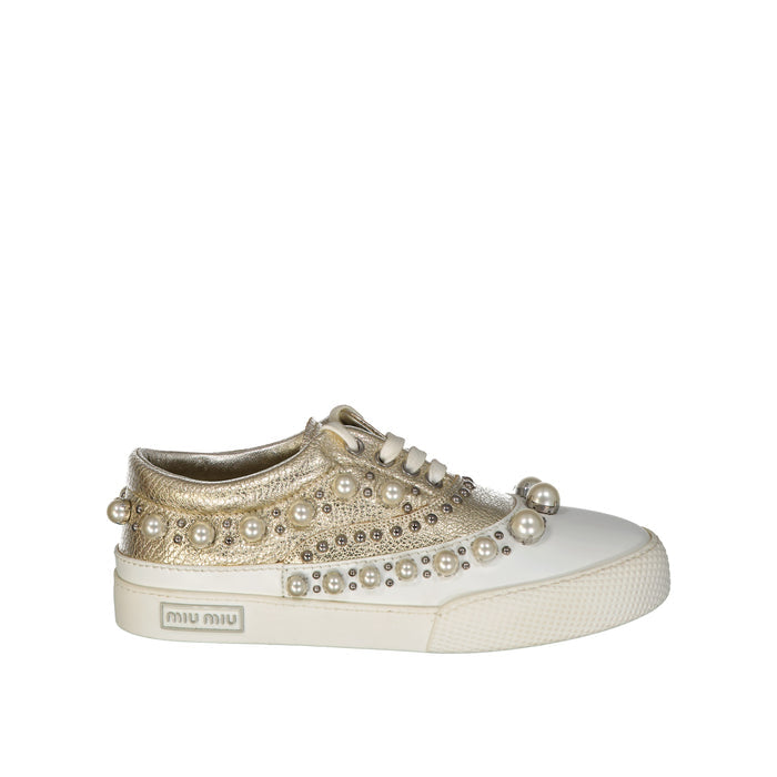 Miu Miu Embellished Sneakers