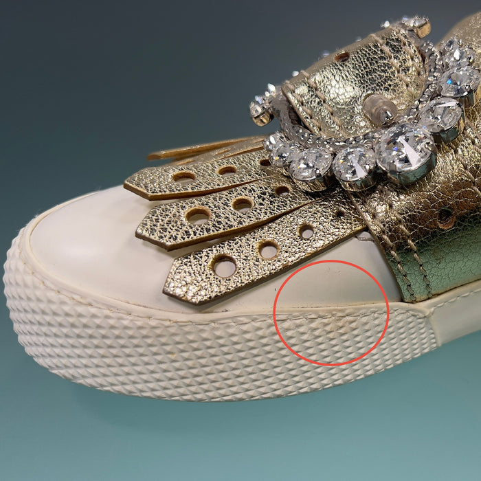 Miu Miu Embellished Sneakers