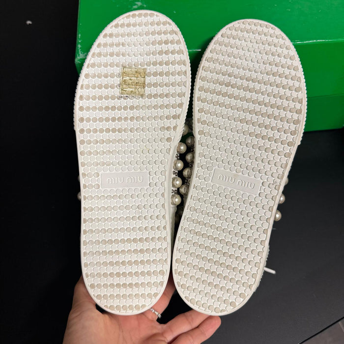 Miu Miu Embellished Sneakers
