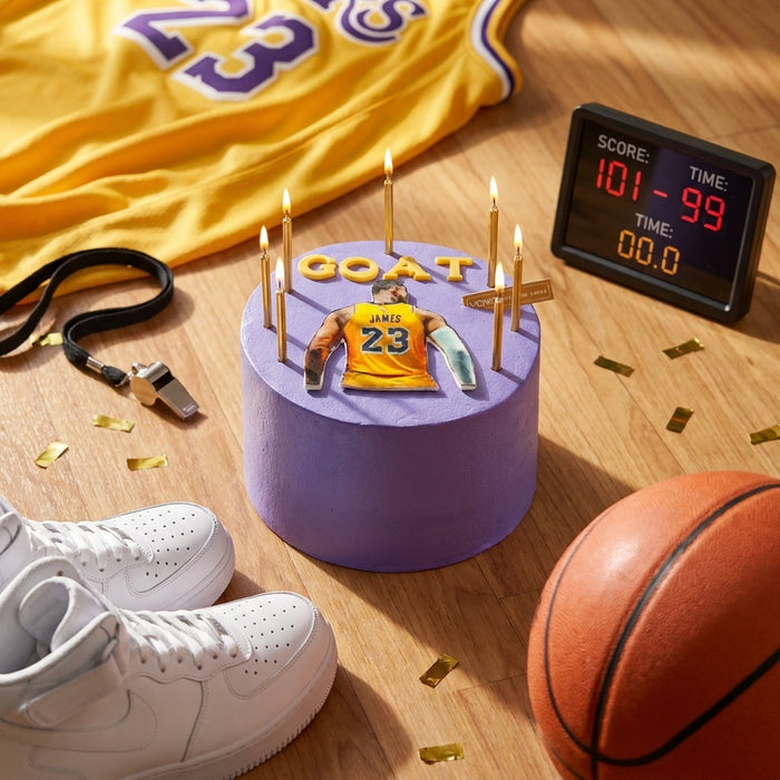 VaVa Designer Cakes EP Basketball player Chiffon Cake – Jersey #23 “Goat” theme
