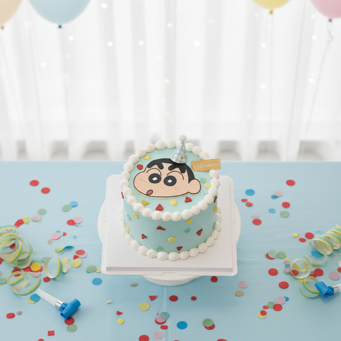VaVa Designer Cakes EP Crayon Shinchan Chiffon Cake – A Playful Pop of Color and Fun