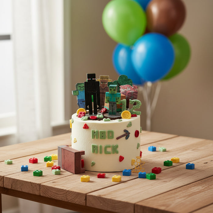 VaVa Designer Cakes EP Minecraft Cake – Build the Ultimate Birthday World