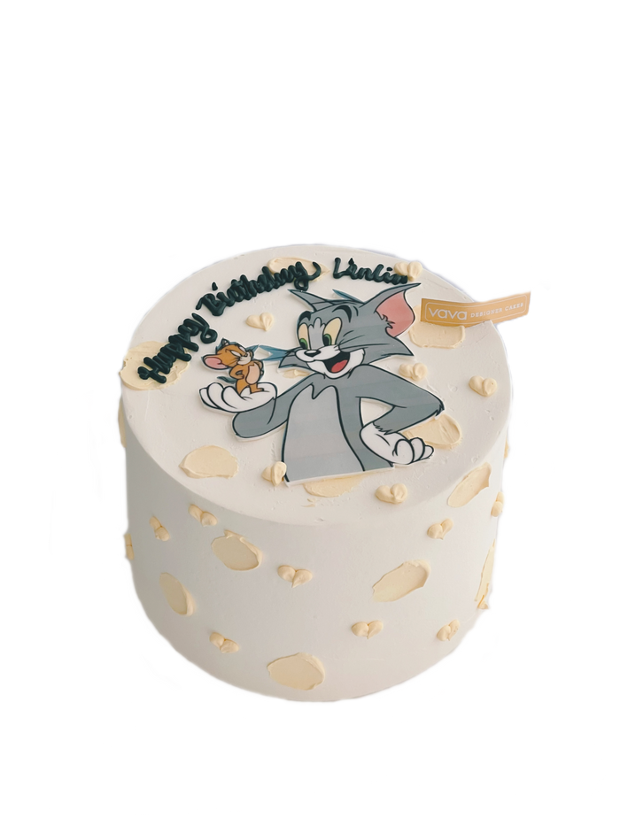 VaVa Designer Cakes EP Tom and Jerry Chiffon Cake – Classic Fun in Every Slice