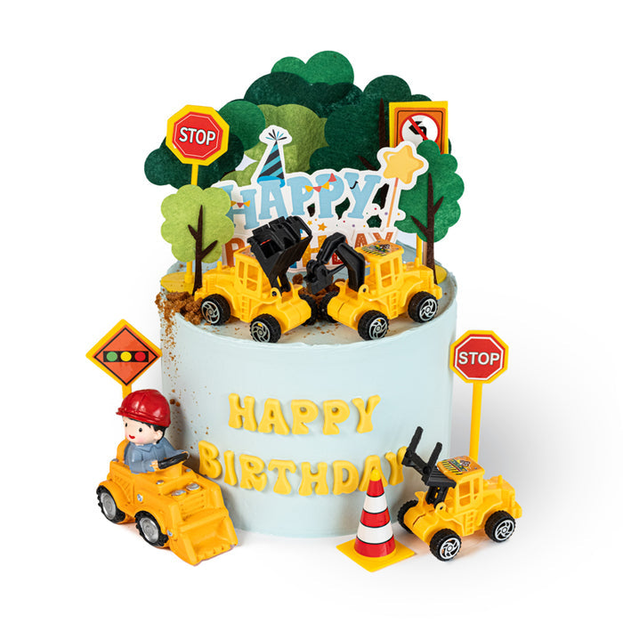 VaVa Designer Cakes Excavator Boy Cake – A Construction Adventure in Every Bite