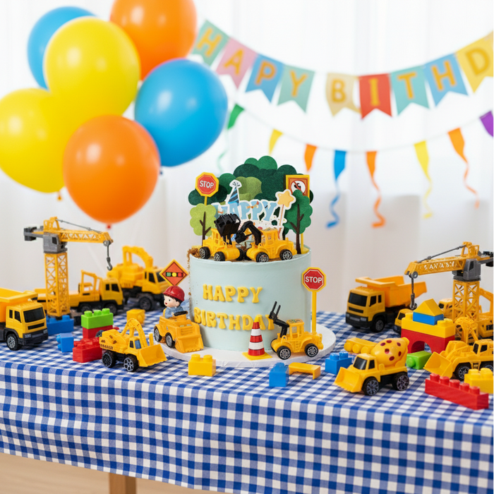 VaVa Designer Cakes Excavator Boy Cake – A Construction Adventure in Every Bite