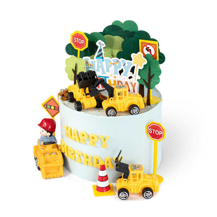 VaVa Designer Cakes Excavator Boy Cake – A Construction Adventure in Every Bite