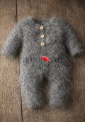 Fluffy Mohair Romper - Newborn & Sitter Photography Prop