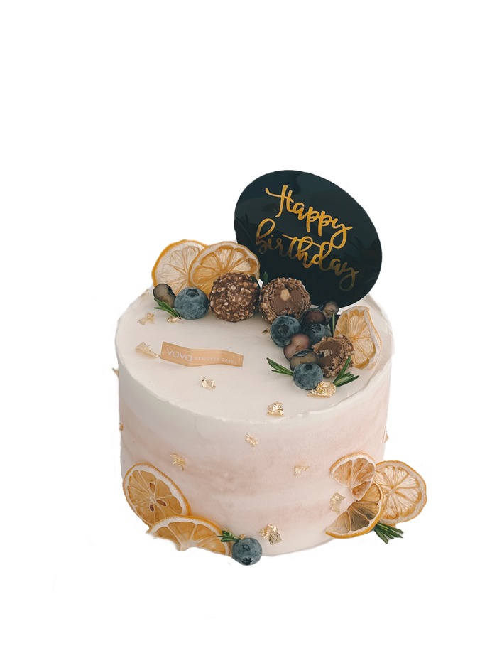VaVa Designer Cakes Forest Lemon Cake – A Fresh Blend of Citrus & Elegance