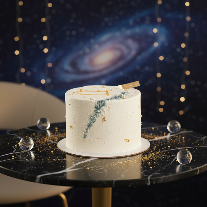 VaVa Designer Cakes Galactic Flow Cake – A Cosmic Symphony of Elegance and Wonder