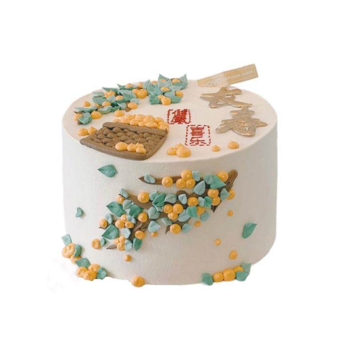 VaVa Designer Cakes Golden Harvest Cake – A Taste of Prosperity and Blessings