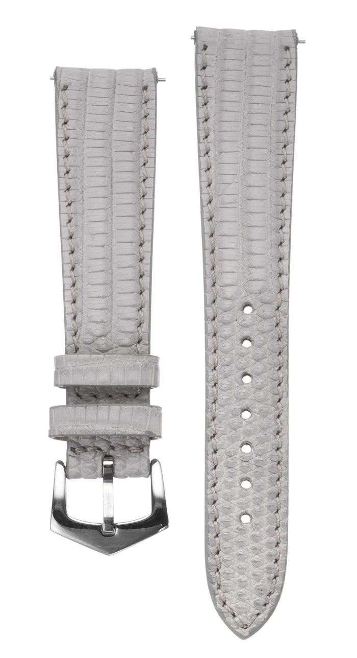 Grey Lizard Watch Strap - Leather strap- Milano Straps