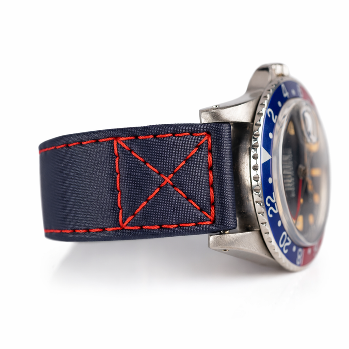 Grey Velcro Watch Band 20mm