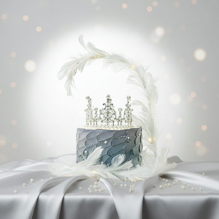 VaVa Designer Cakes Guardian Angel Chiffon Cake – A Heavenly Crown of Love and Grace
