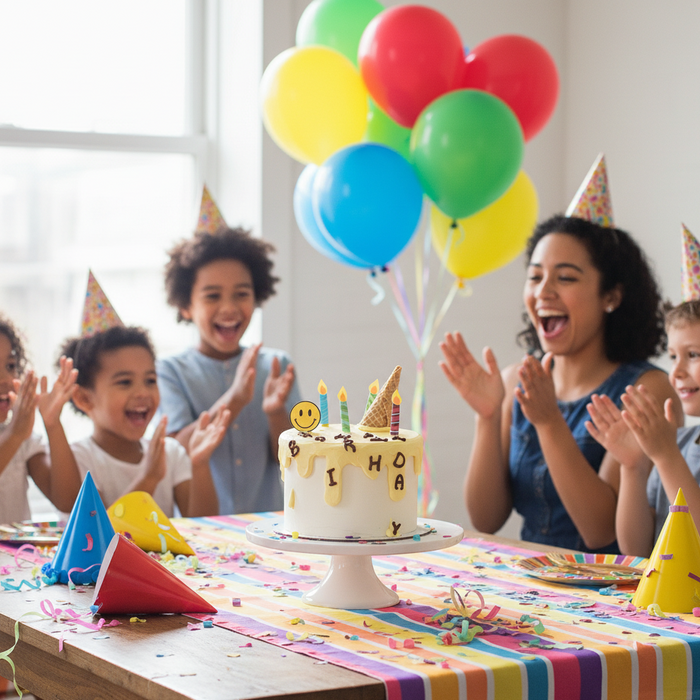 VaVa Designer Cakes Happy Party Cake – A Burst of Fun and Celebration