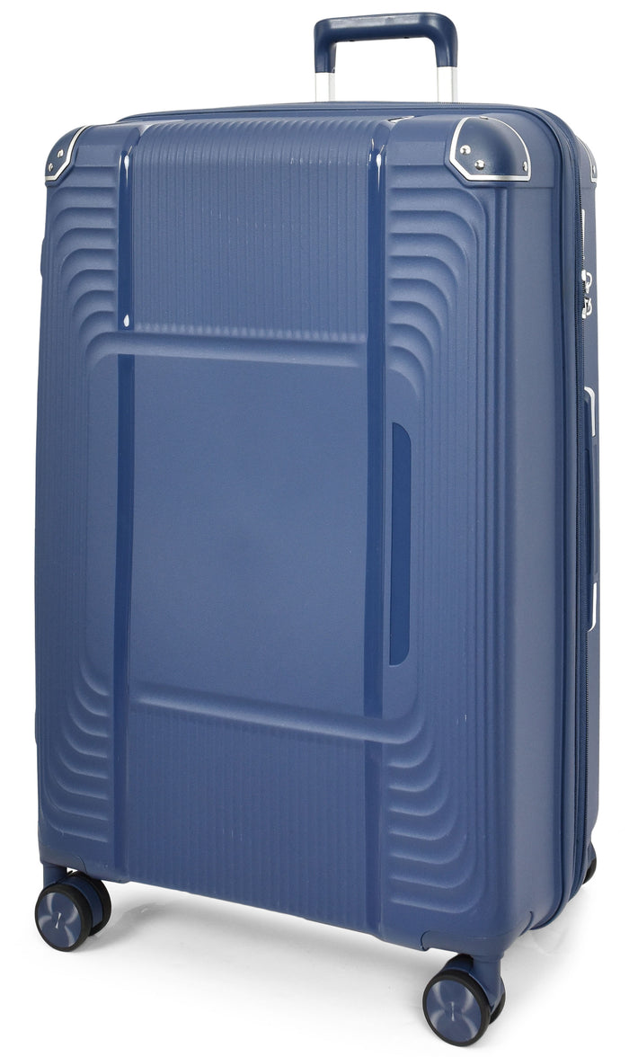 Hard-Shell Expandable Luggage Set – Jenkins Blue Full Set of 3 (S+M+L)