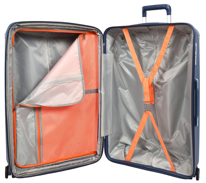 Hard-Shell Expandable Luggage Set – Jenkins Blue Full Set of 3 (S+M+L)