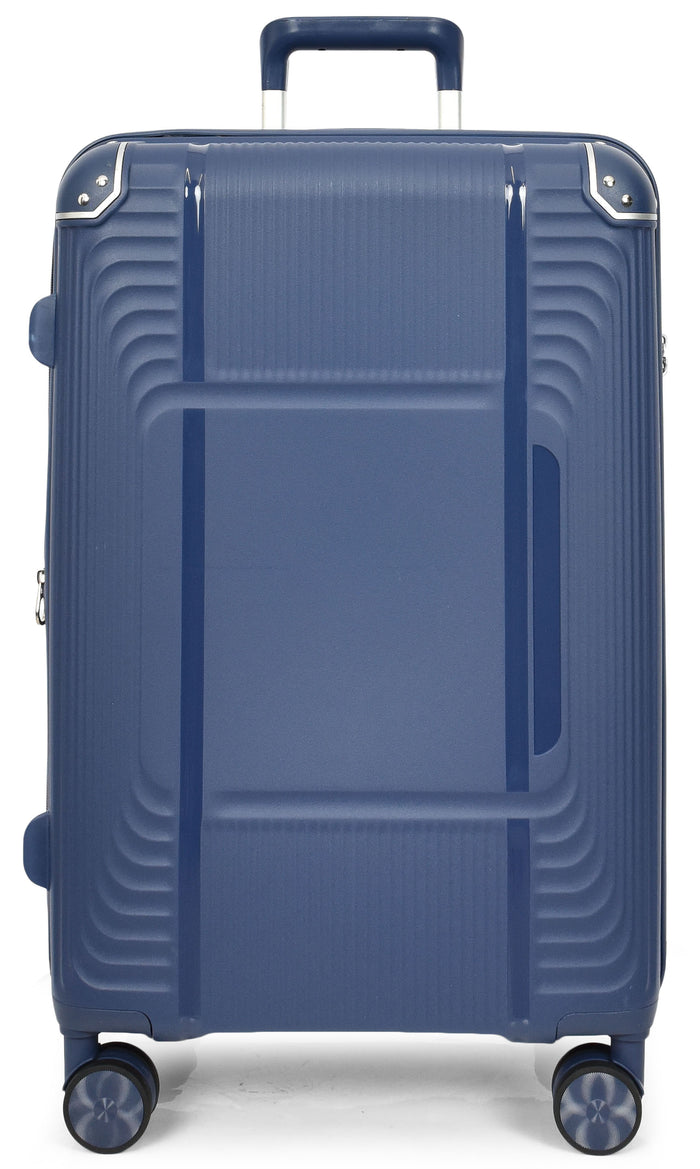 Hard-Shell Expandable Luggage Set – Jenkins Blue Full Set of 3 (S+M+L)