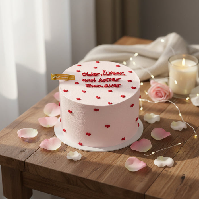 VaVa Designer Cakes Heartfelt Birthday Cake – Sweet, Playful & Perfectly Charming