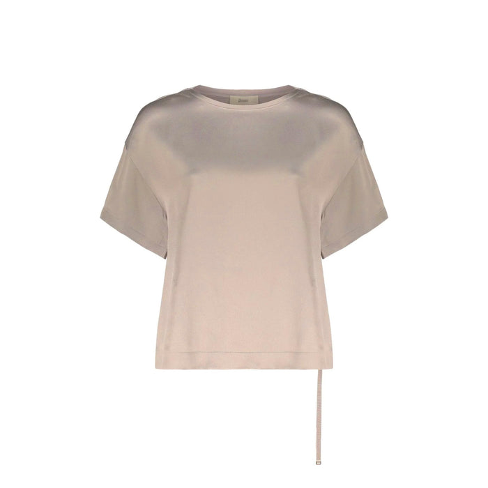 Herno  asymmetric short-sleeve blouse