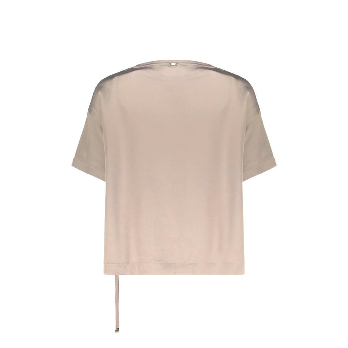 Herno  asymmetric short-sleeve blouse