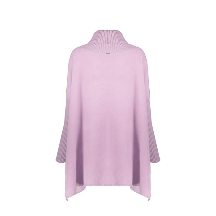 Herno high-collar Asymmetric Poncho