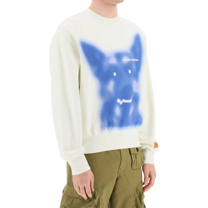 Heron Preston Beware Of Dog Cotton Sweatshirt