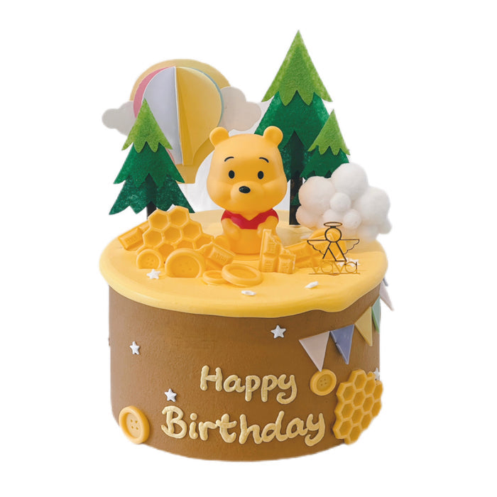 VaVa Designer Cakes Honey Forest Chiffon Cake – A Sweet Adventure with Pooh and Friends