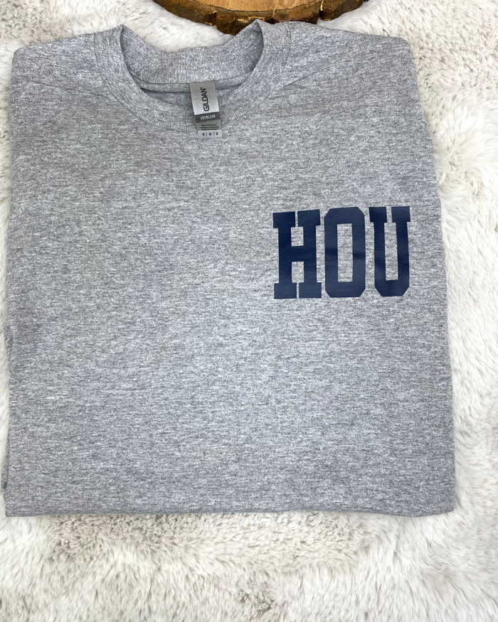 HOU Football Flag Tee