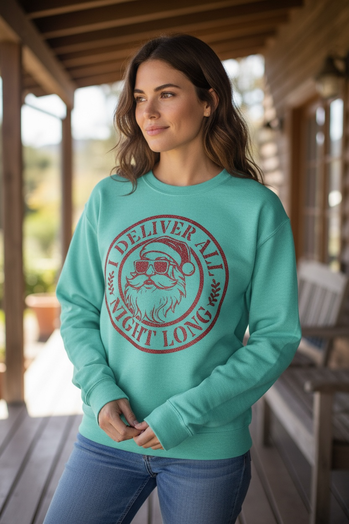 I Deliver All Night Long Sweatshirt