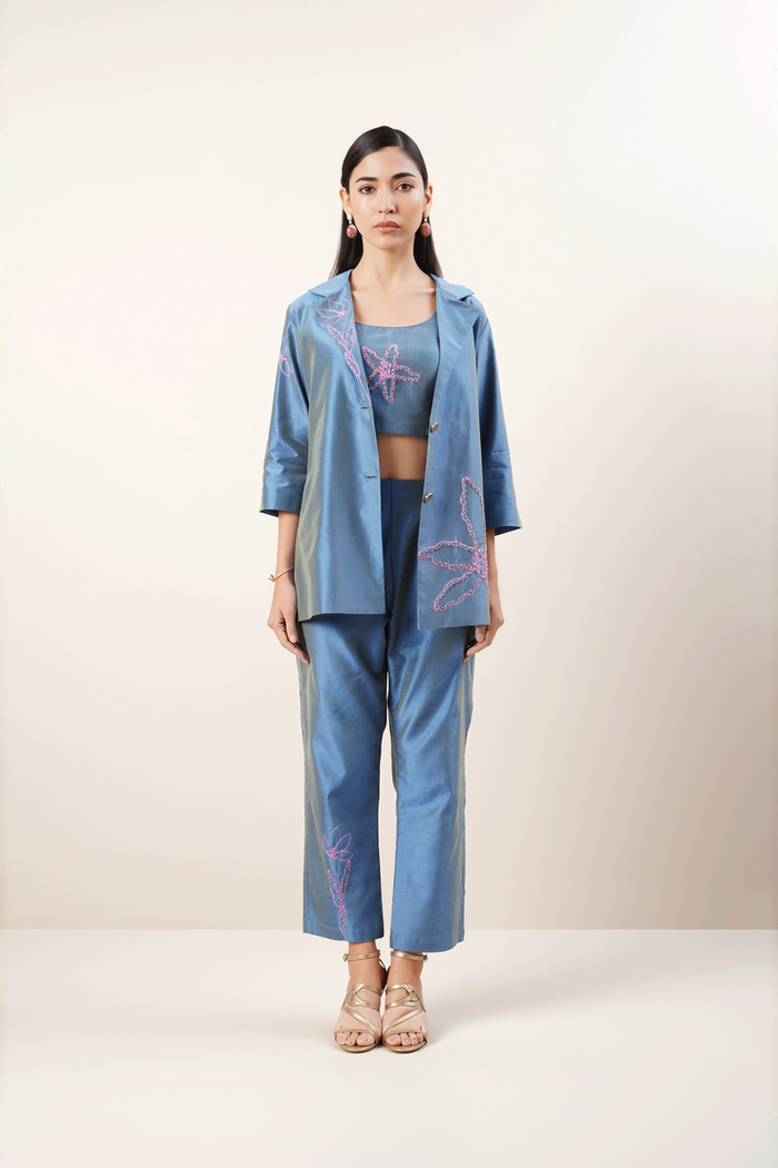 Ice blue co - ord set