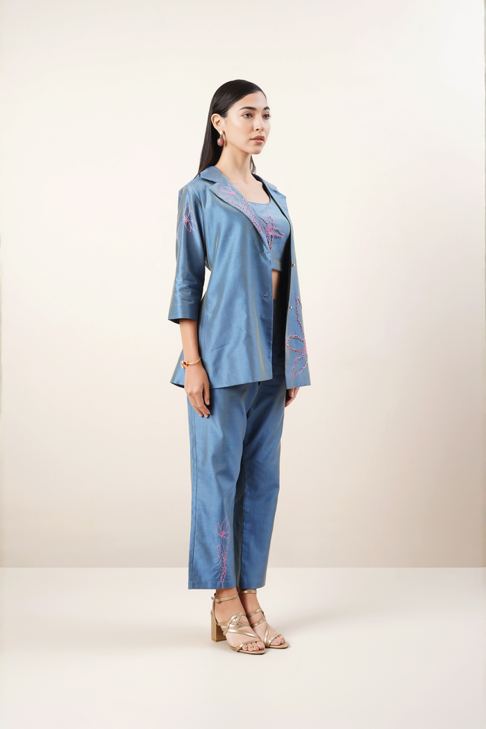 Ice blue co - ord set