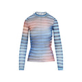 Jean Paul Gaultier Mesh Printed "Air" Long Sleeves Top - multicolour top for women