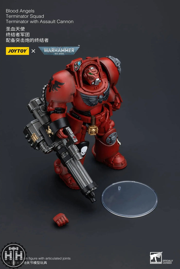 JoyToy Blood Angels Terminator Squad Terminator with Assault Cannon - JT5949 Action Figures JoyToy