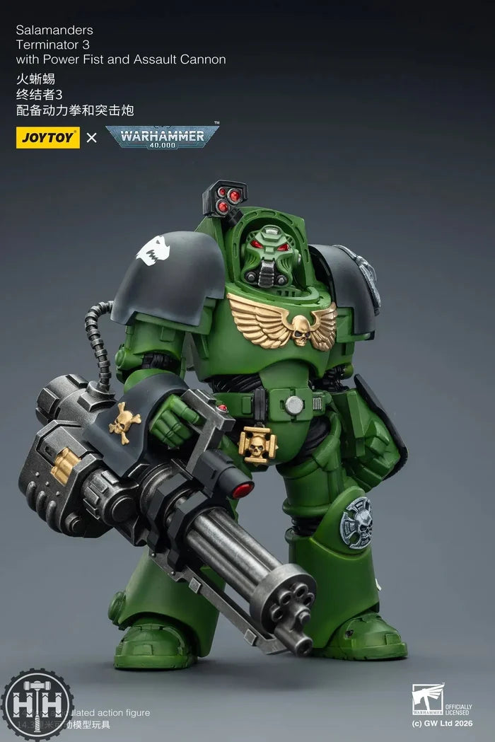 Joytoy Salamanders Terminator 3 with Power Fist and Assault Cannon - JT03233 JoyToy