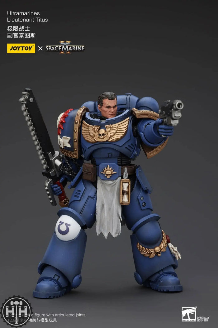 JoyToy Ultramarines Lieutenant Titus Action Figures JoyToy