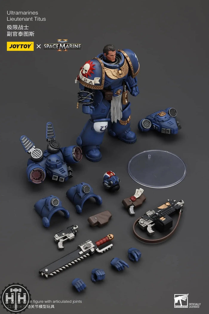 JoyToy Ultramarines Lieutenant Titus Action Figures JoyToy