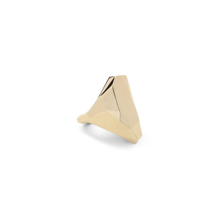 Lanvin Cubic Metal Ring - metallic ring for women