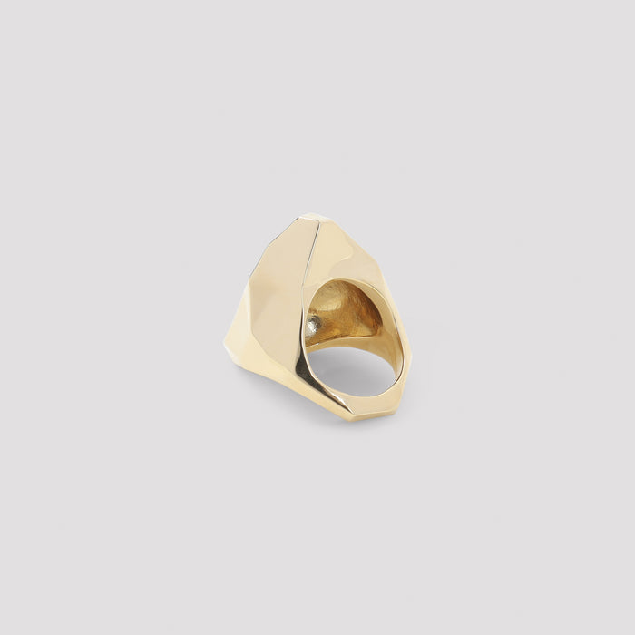 Lanvin Cubic Metal Ring - metallic ring for women - view 3