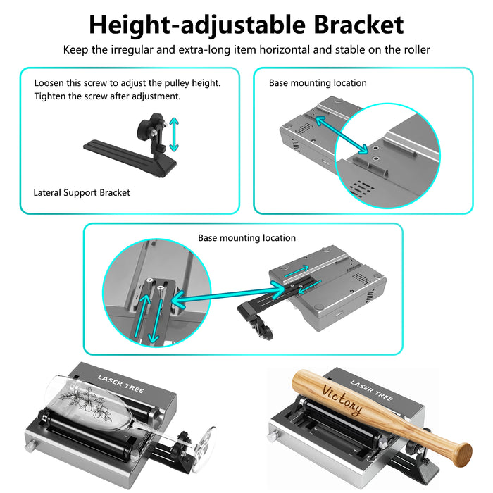 LASER TREE Rotary Roller for Cylinder Engraving
