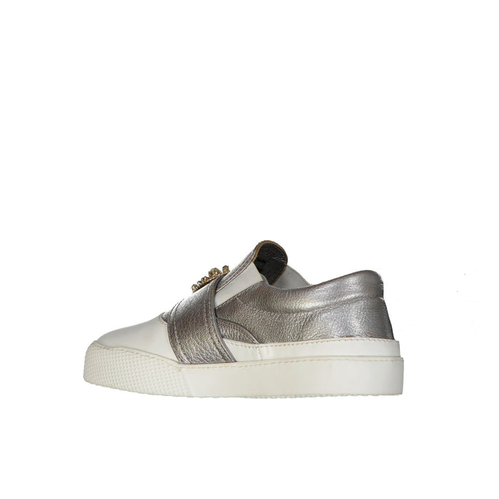 Miu Miu Leather Crystal Sneakers