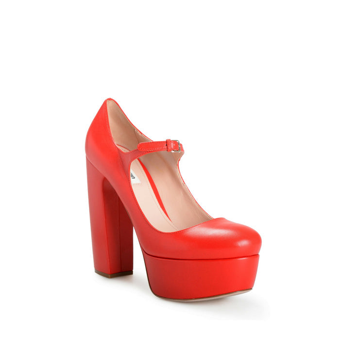 Miu Miu Leather Pumps - WOMEN SHOES - Miu Miu - T.Luxy