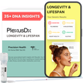 PlexusDx Longevity and Lifespan Genetic Report with personalized insights and recommendations
