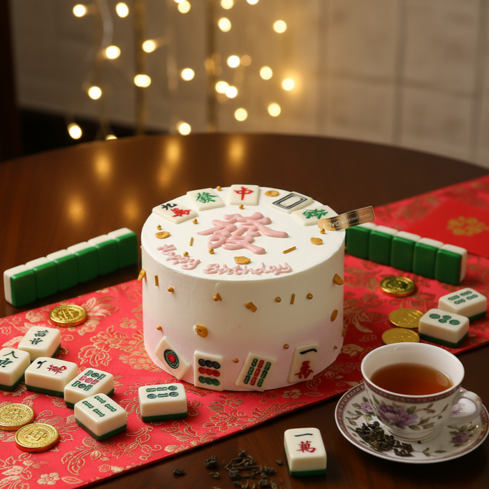 VaVa Designer Cakes Mahjong Queen Cake – A Lucky Treat for the Game’s Reigning Star