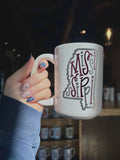 Maroon&White Mississippi mug