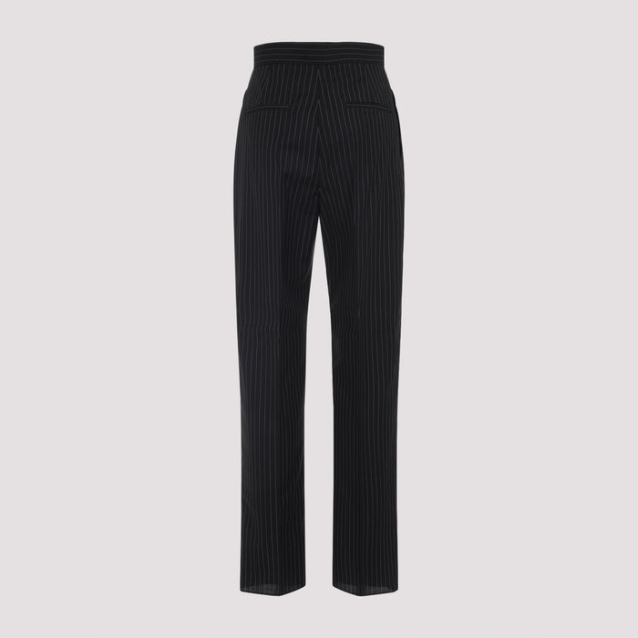 Max Mara Sesamo Pants - black straight-leg pants for women - view 2